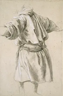 The Ashmolean Museum: Standing Figure wearing a short Tunic, from the back