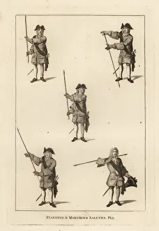 Blackwell: The standing and marching salute exercises