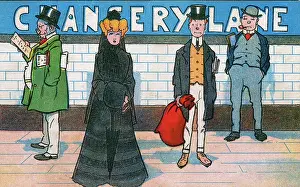 Chancery: Standing on Platform of Chancery Lane Underground Station