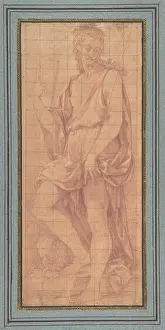 Girolamo: Standing Saint John the Baptist with The Lamb