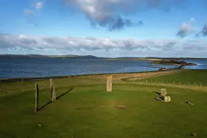 Henge: Standing stones of Stenness, Mainland, Orkney, Scotland