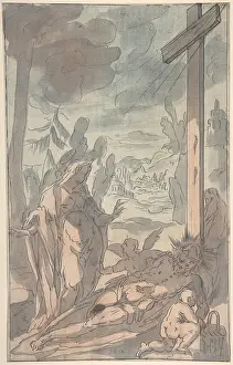 Lamenting: The Standing Virgin Lamenting the Dead Christ