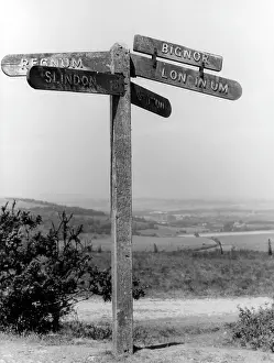 Denotes: STANE STREET SIGNPOST