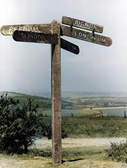 Whichcolourisedpic: STANE STREET SIGNPOST