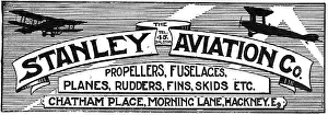 Skids: Stanley Aviation. Propellers, Fuselages, Fins, Skids etc