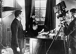 Filmed: Stanley Baldwin is filmed in 1926