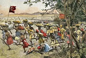 Rowlands: Stanley Leads Attack on Hostile Tribe, 1888