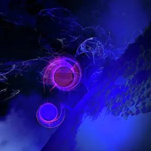 Plasma: One star absorbs another star close to a planet
