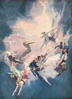 Starburst: A Star Explodes - Norman Lindsay