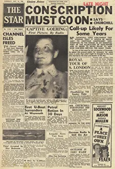 Donitz: The Star front page Conscription to continue