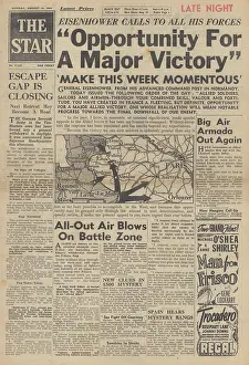 Kluge: The Star front page Eisenhower victory speech