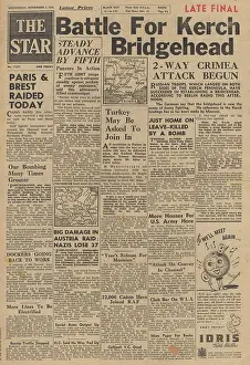 Perekop: The Star front page RAF bomb Berlin
