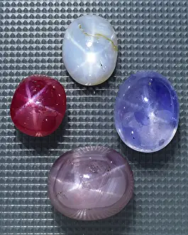 Corundum: Star rubies and sapphires