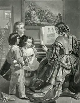 C1861: And the star-spangled banner, in triumph shall wave, o'er th