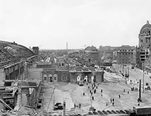 Starnberg: The Starnberg station after the end of the war, 1945
