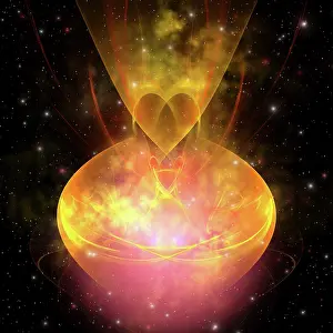 Continuity: Stars are born in this hourglass shaped nebula