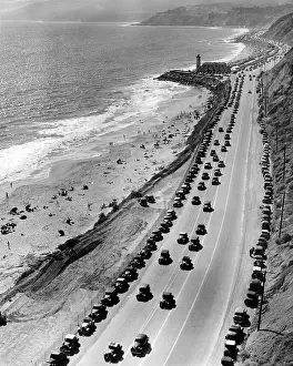 Malibu: Start of the beach season. Thousands of ?