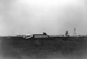 Huffman: Start of the first flight of 1905, Orville Wright at control