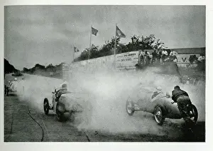 Avus: Start of a race at the Avus Track, Berlin, Germany