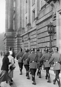 Patrols: Start of the Reichstag fire process in Berlin, 1933