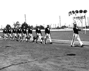 Starters: Starters do a Parade Lap With Their Dogs At Start
