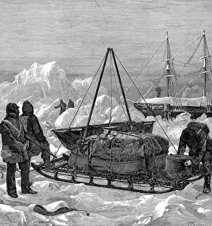 Nares: Starting a Sledge Journey, British Arctic Expedition