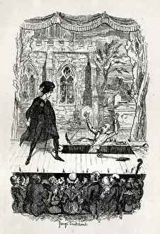 Edited: A startling effect, Grimaldi as second gravedigger in Hamlet