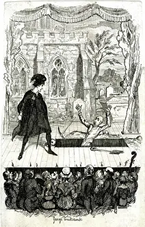 Edited: A startling effect, Grimaldi as second gravedigger in Hamlet