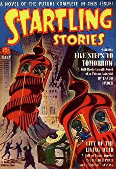 Destroy: Startling Stories - Sci Fi Mag - Five Steps to tomorrow