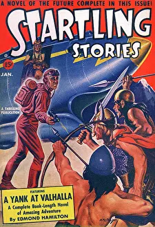 Bows: Startling Stories - Sci Fi Mag - A Yank At Valhalla
