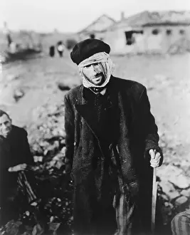 Nordhausen: Starved, almost blind Russian slave laborer at