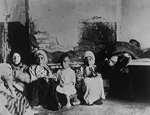 Lcgr1703: Starving children, deserted by their parents, at