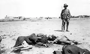 Starving: Starving Turkish troops WWI