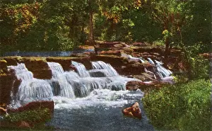 Platt: State of Oklahoma, USA - Bear Falls, Platt National Park
