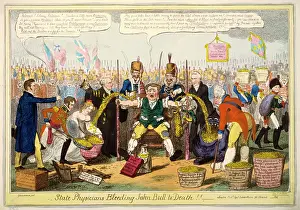 Surgeons: State physicians bleeding John Bull to death!!