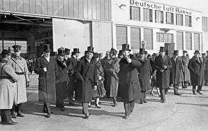 Lufthansa: State visit of the King of Afghanistan, 1928