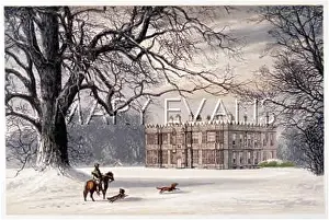 Snowscapes: STATELY HOME IN SNOW 2