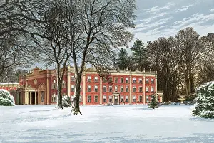 Snowscapes: STATELY HOME IN SNOW 3