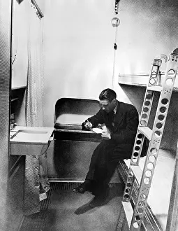 Stateroom: Stateroom on the dirigible, Hindenburg. ?