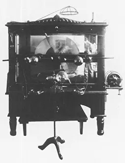 X Ray: Static Electric Machine with X-Ray Apparatus, Late 19th Cent