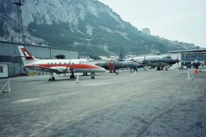 Buccaneer: Static line-up for the air display at RAF Gibraltar