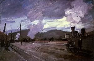 Argenteuil: The Station at Argenteuil, by Monet