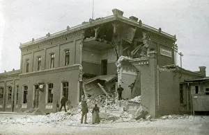 Insurrection: Station destroyed by the Communists, 1921
