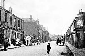 Featherstone: Station Road, Featherstone, early 1900s