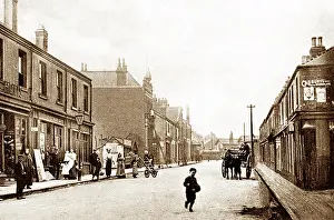 Featherstone: Station Road, Featherstone, early 1900s