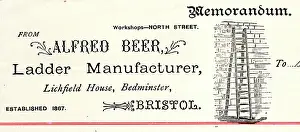 Stationery: Stationery, Alfred Beer of Bristol, Ladder Manufacturer