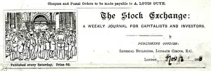 Stationery: Stationery, The Stock Exchange, weekly journal