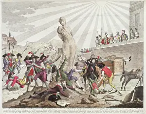 Monarchie: Statua Della Democratia. Paris, Musee