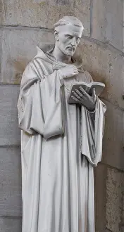 Carolingian: Statue, Abbatiale Saint-Pierre, Corbie, France