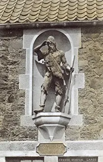 Castaway: Statue of Alexander Selkirk - Lower Largo, Fife, Scotland